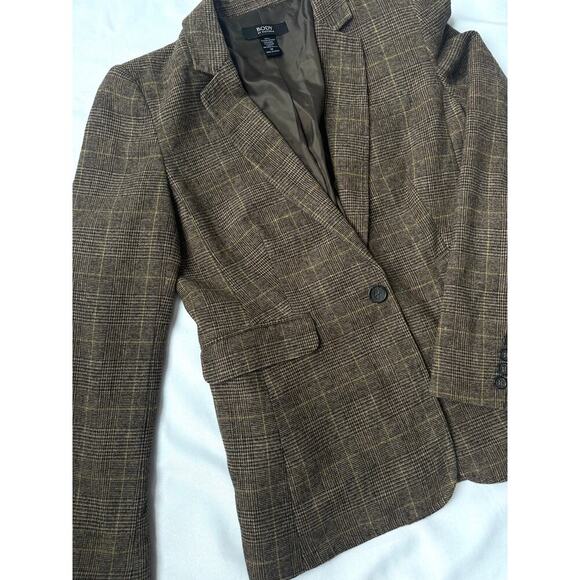 BODY By VICTORIA SECRET Brown Blazer Size 12 - Picture 8 of 9